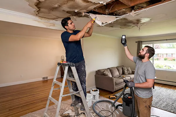Ceiling Water Damage Restoration Eastvale