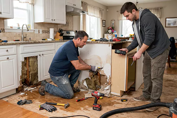 Kitchen Water Damage Repair Eastvale