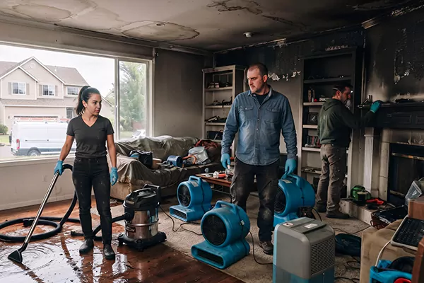 Smoke and Water Damage Restoration Eastvale