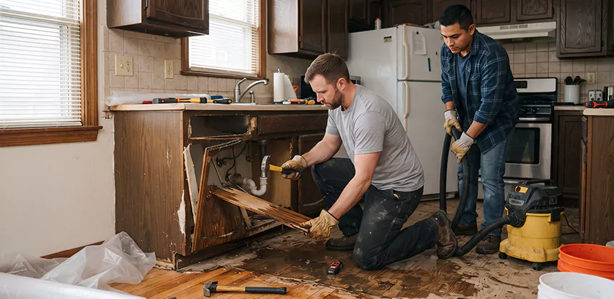 Repairing Water Damaged MDF Cabinets in Eastvale