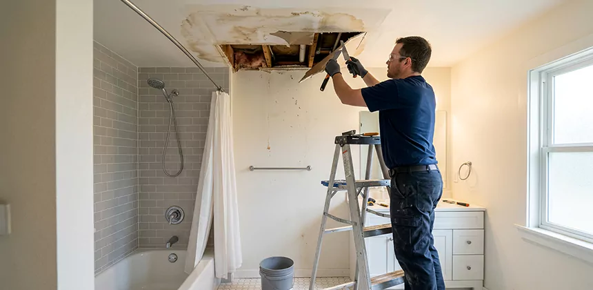 Bathroom Leak Ceiling Repair in Eastvale
