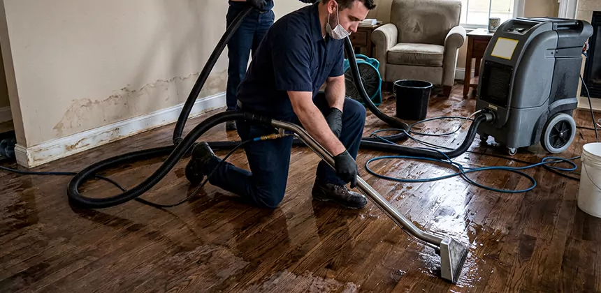 Hardwood Floor Water Extraction in Eastvale